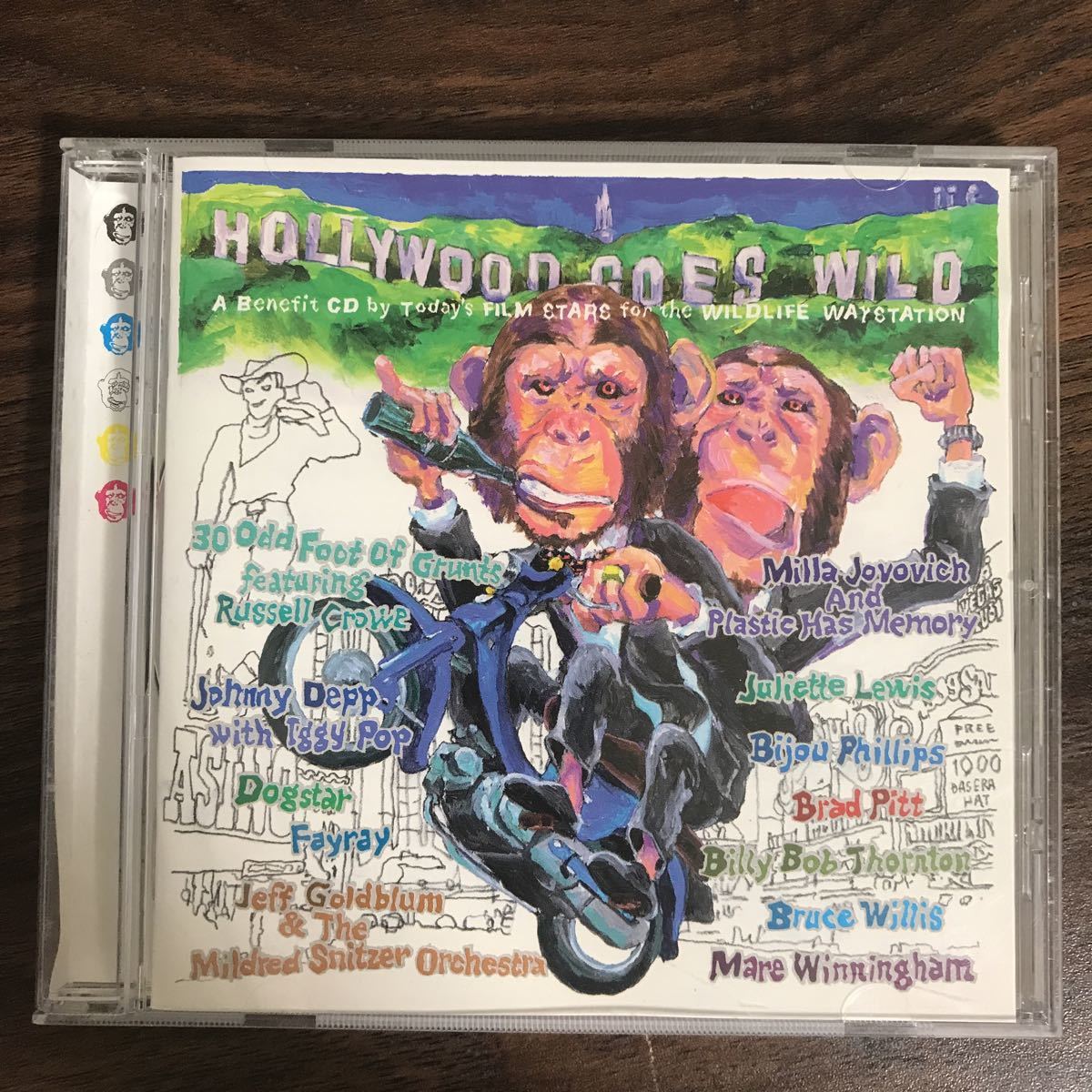 (B377)中古CD100円 オムニバス　Hollywood goes wild_画像1