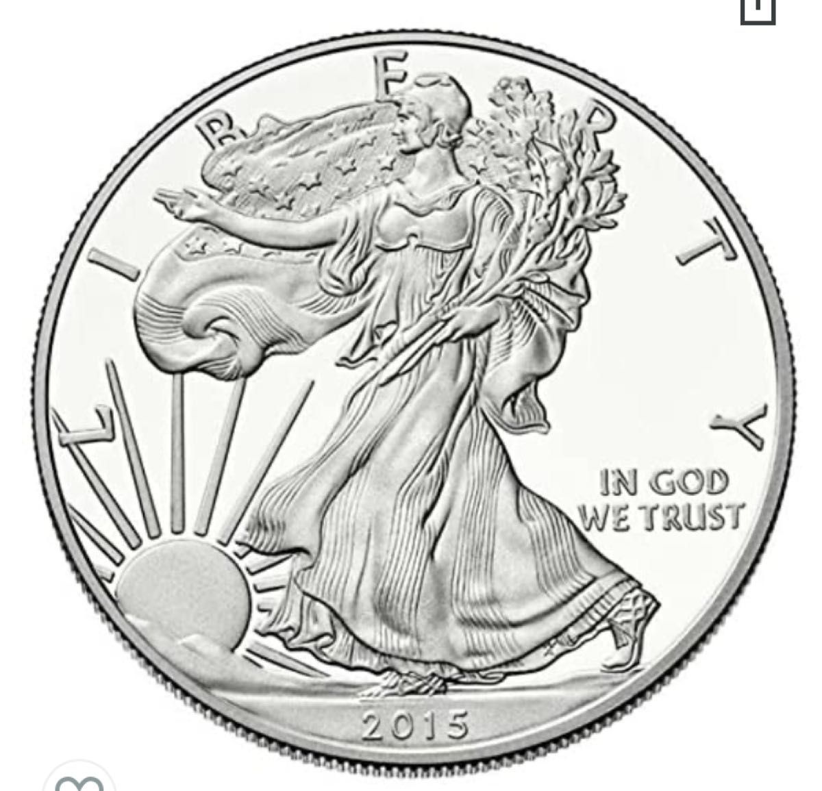 2015年アメリカイーグル銀貨/1オンス/ウオーキングリバティー