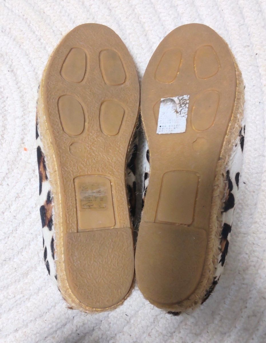 セレクトショップ購入品 ハラコスリッポン 麻 size36/23㎝