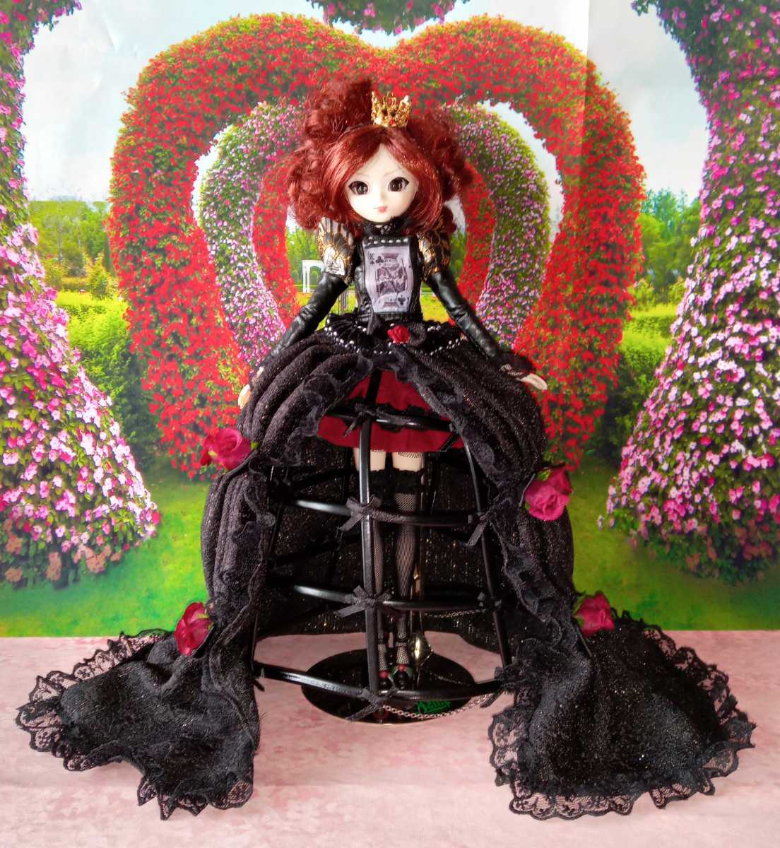 1/6 カスタムドール 2体セット ハートの女王 チェシャ猫 (不思議の国