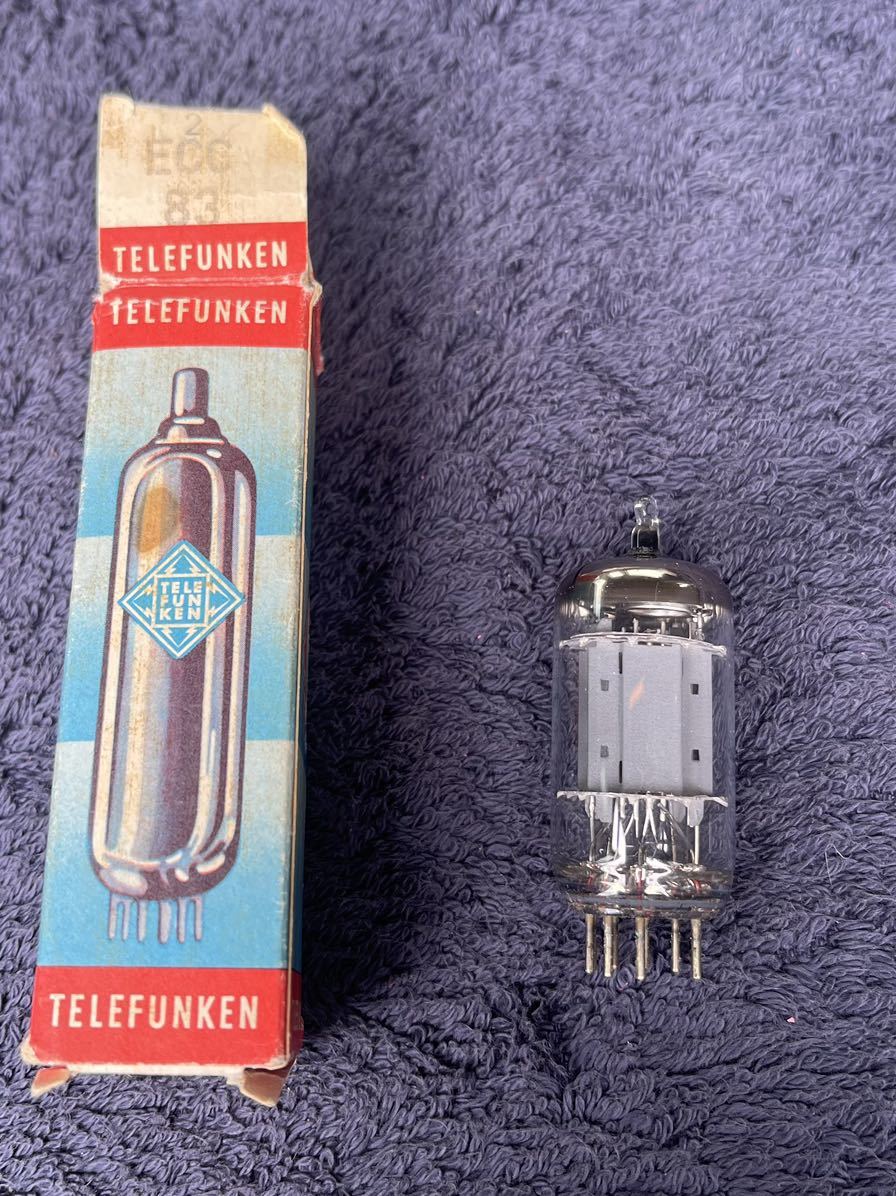 テレフンケンTELEFUNKEN ECC83 12AX7 ダイヤマーク 真空管 1本のみ