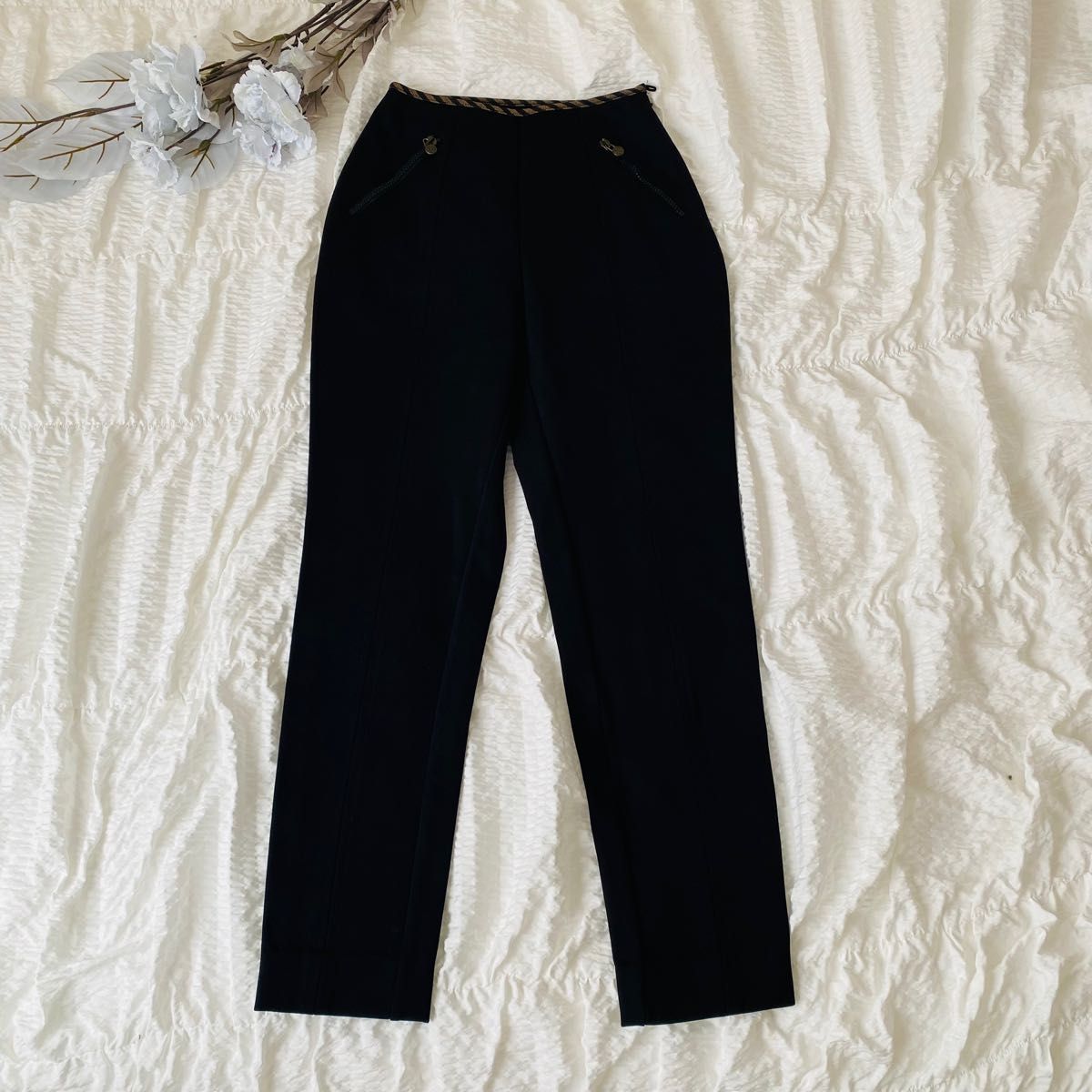 【極美品】FENDI フェンディ 90's ヴィンテージ テーパードパンツ