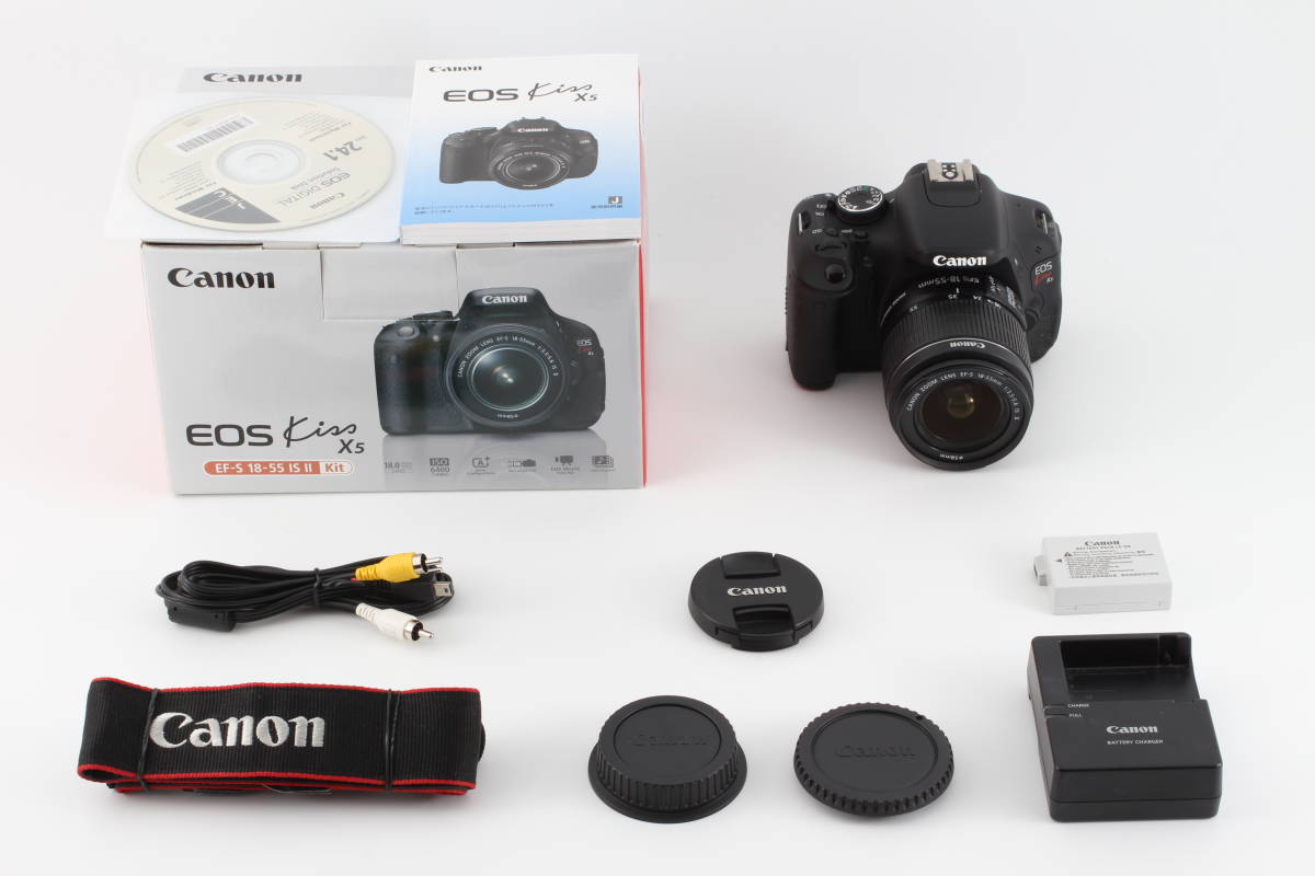 5772 Canon デジタル一眼レフカメラ EOS Kiss X5 レンズキット EF-S18