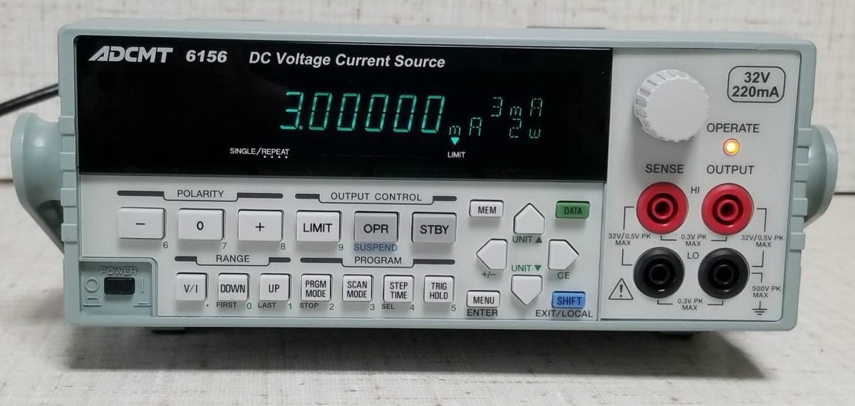 動作保障】ADCMT エーディーシー 直流電圧/電流発生器 6156 動作保障】ADCMT エーディーシー 直流電圧/電流発生器 6156