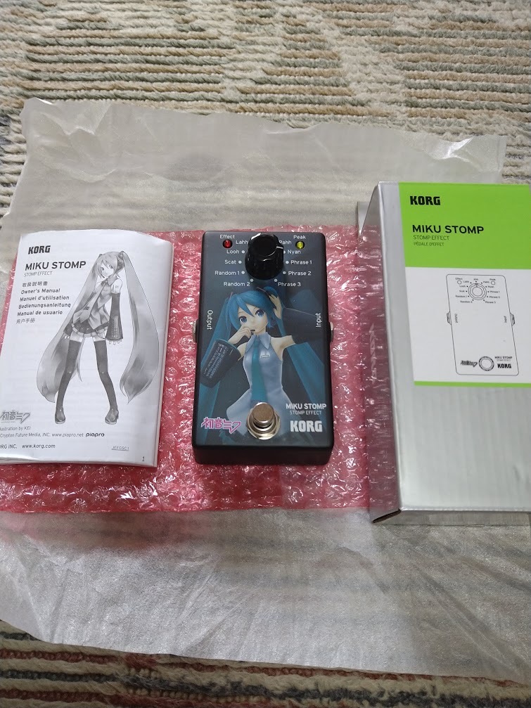 KORG MIKU STOMP 初音ミク/極美品 箱、説明書あり、完動品