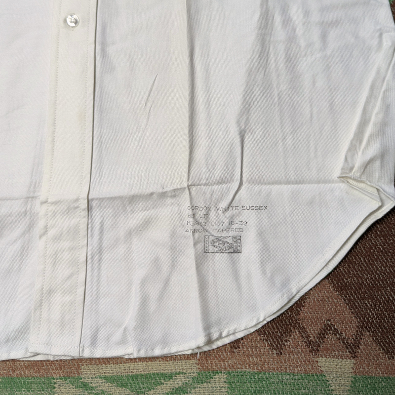 デッドストック 【ARROW CUM LAUDE】 60s White Oxford B/D Shirt / 60年代 ボタンダウン 白 オックスフォード シャツ アイビー ビンテージ_画像6