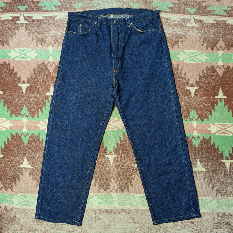 Vステッチ ボタンフライ 【Tim's Ranch 501】 60s Denim Pants W36 / 60年代 デニム ジーンズ ワーク パンツ ペインター ビンテージ 50s70s_画像2