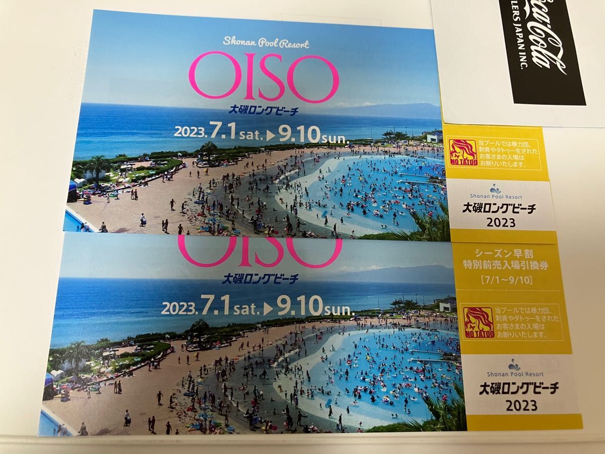 83%OFF!】 2枚 2023年大磯ロングビーチの入場引換券 i9tmg.com.br