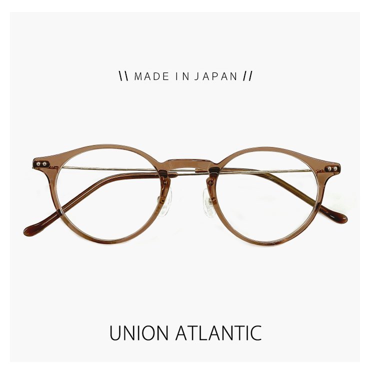 新品 日本製 ユニオンアトランティック メガネ unionatlantic 眼鏡 ua3626 tp 鯖江 アミパリ amiparis ボストン 型 フレーム MADE IN JAPAN