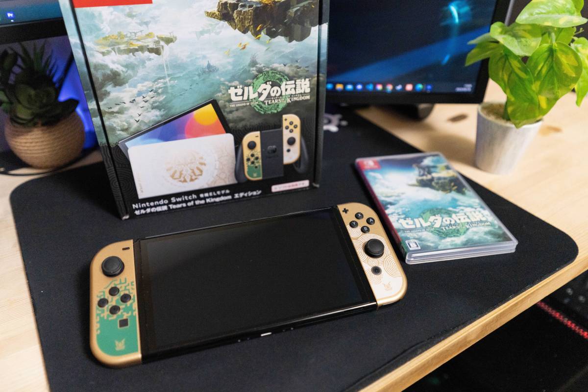 Nintendo Switch有機ELモデル ゼルダの伝説 ティアーズ オブ ザ