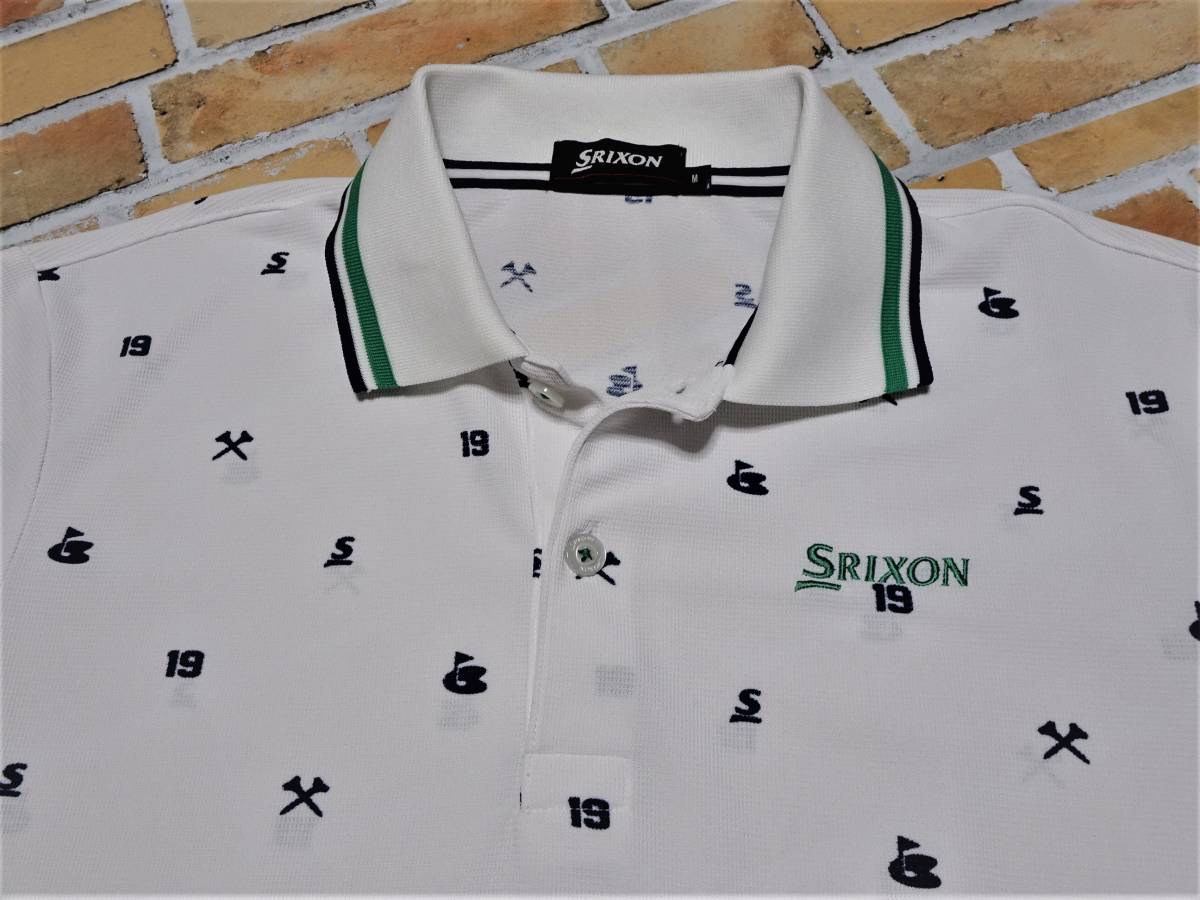 ◆SRIXON/スリクソン/半袖/プリント柄/シャツ◆М◆S479_画像1