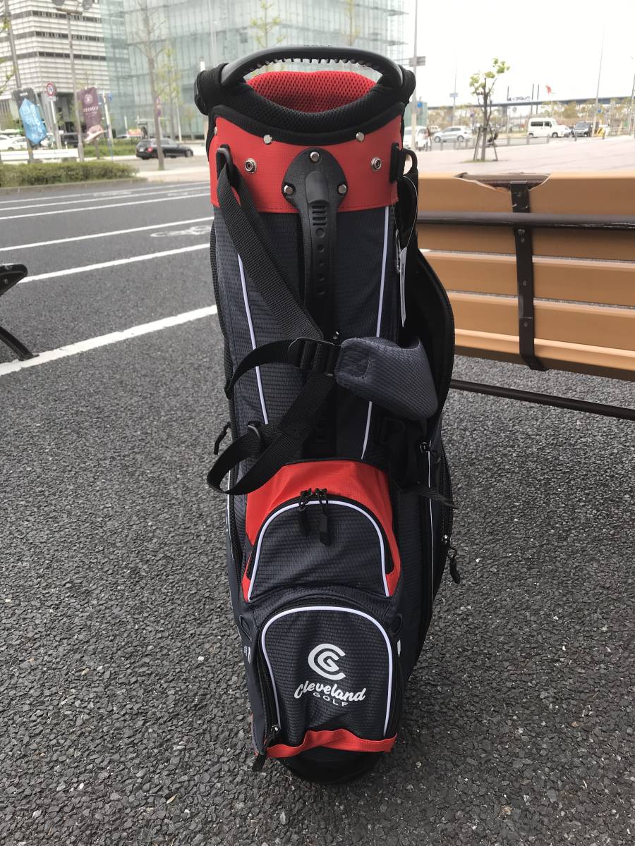 クリーブランド 赤黒 14分割 スタンド キャディバッグ クリーブランド 赤黒 14分割 スタンド キャディバッグ
