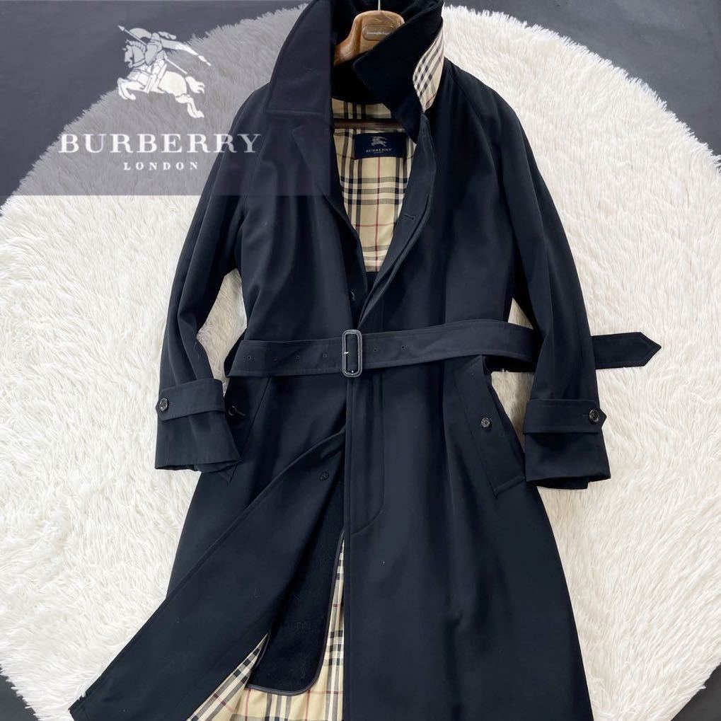 定価24万○超美品BURBERRY ○イギリス製○最高級カシミヤライナー