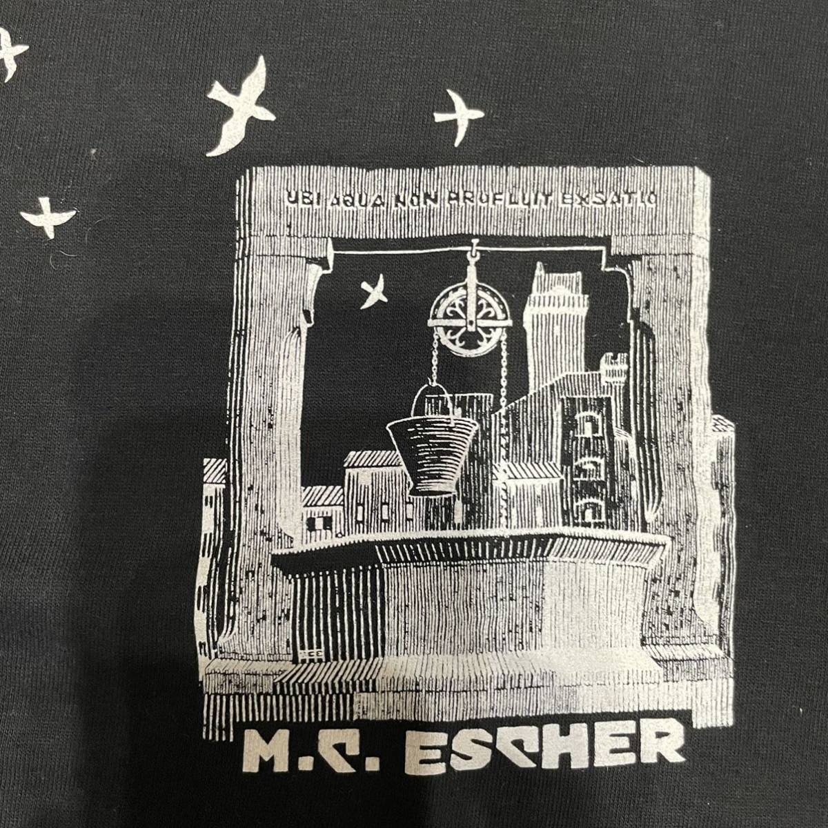 デッド フラッシャー付き90s アンダジア M.C.Escher エッシャー USA製 ビンテージ エッシャー tシャツ M アート アメリカ製 supreme