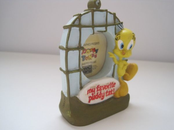 アメリカ購入 トゥイーティーの写真立て Tweety Bird フォトフレーム ルーニーテューンズ LOONEY TUNES hand paintedトゥイティー ワーナー_画像7