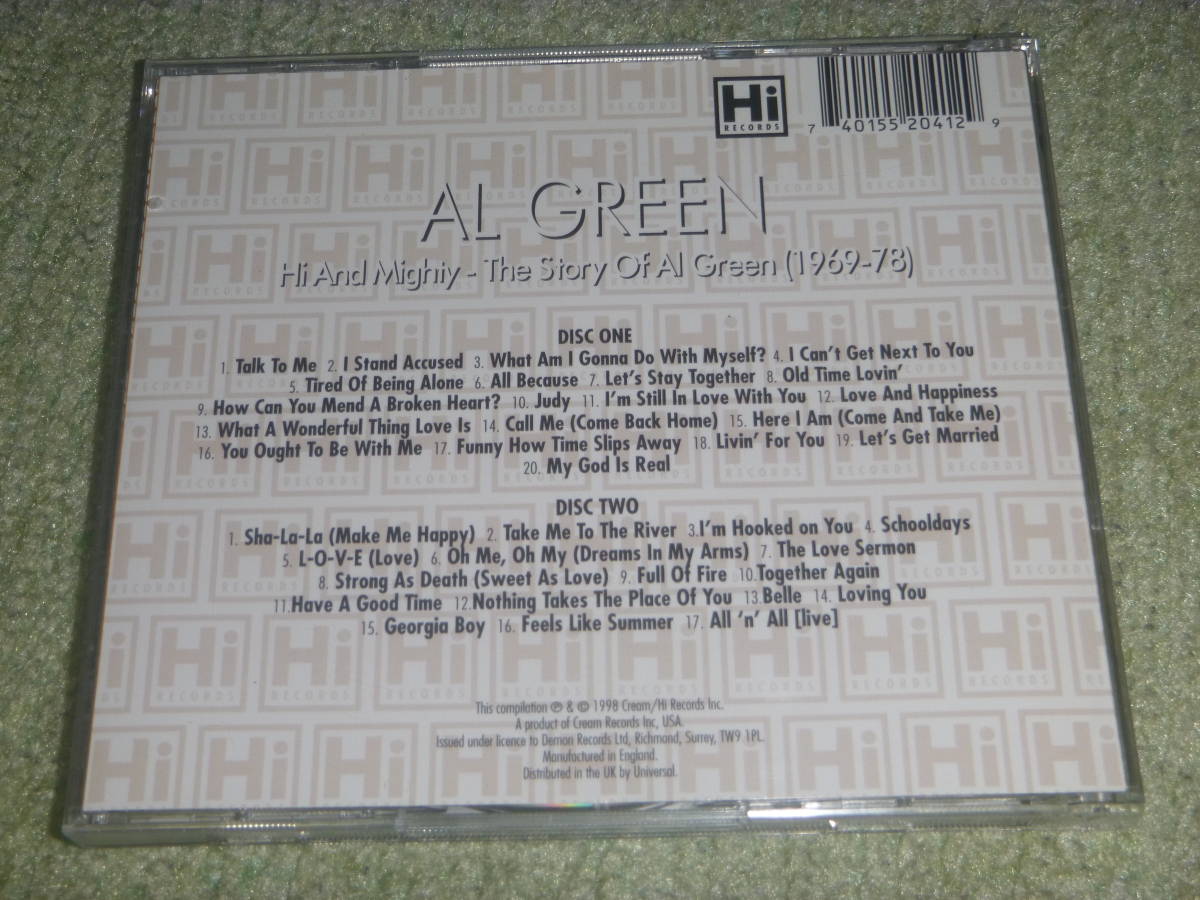 Al Green / Hi And Mighty , The Story Of Al Green (1969-78) / アル・グリーン＜2枚組CD＞_画像2