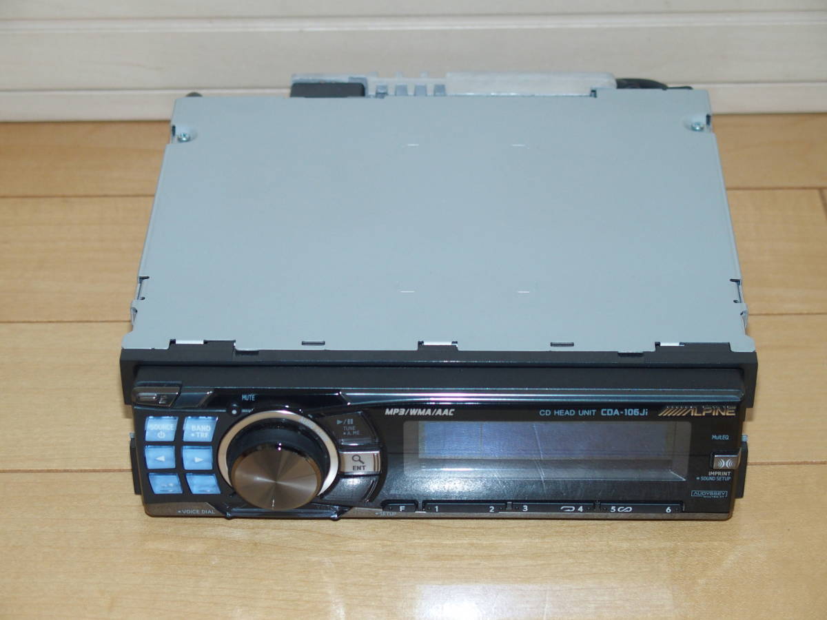 アルパイン【ALPINE】CD/USBプレーヤー CDA-106Ji 動作確認済 アルパイン【ALPINE】CD/USBプレーヤー CDA-106Ji 動作確認済