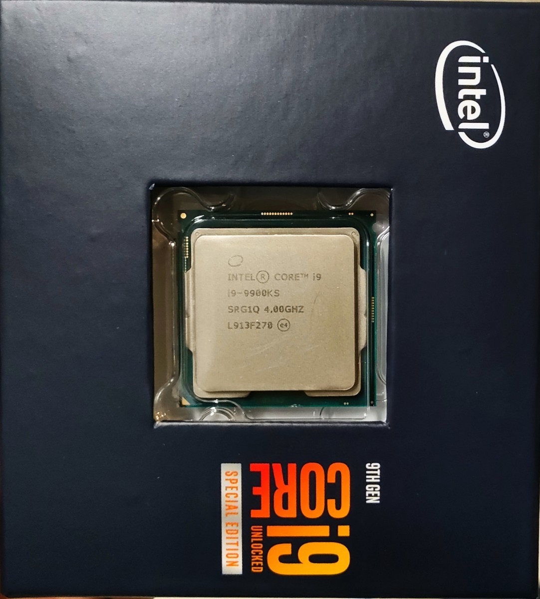 即決 送料無料 インテル Core i9 9900KS Special Edition BOX ケース