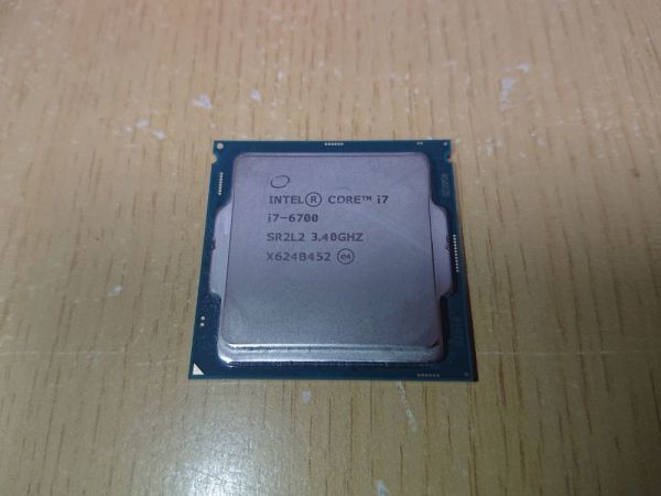 動作確認済みです) CPU Intel Core i7 6700(第6世代) 3.40GHz SR2L2 No