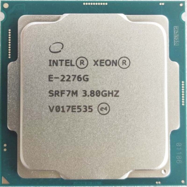 Intel Xeon E-2276G SRF7M 6C 3.8GHz 12MB 80W LGA1151_画像1