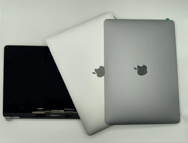 液晶パネル Apple MacBook Pro A1708 A1706 スペースグレー 純正品 上半身 13インチ