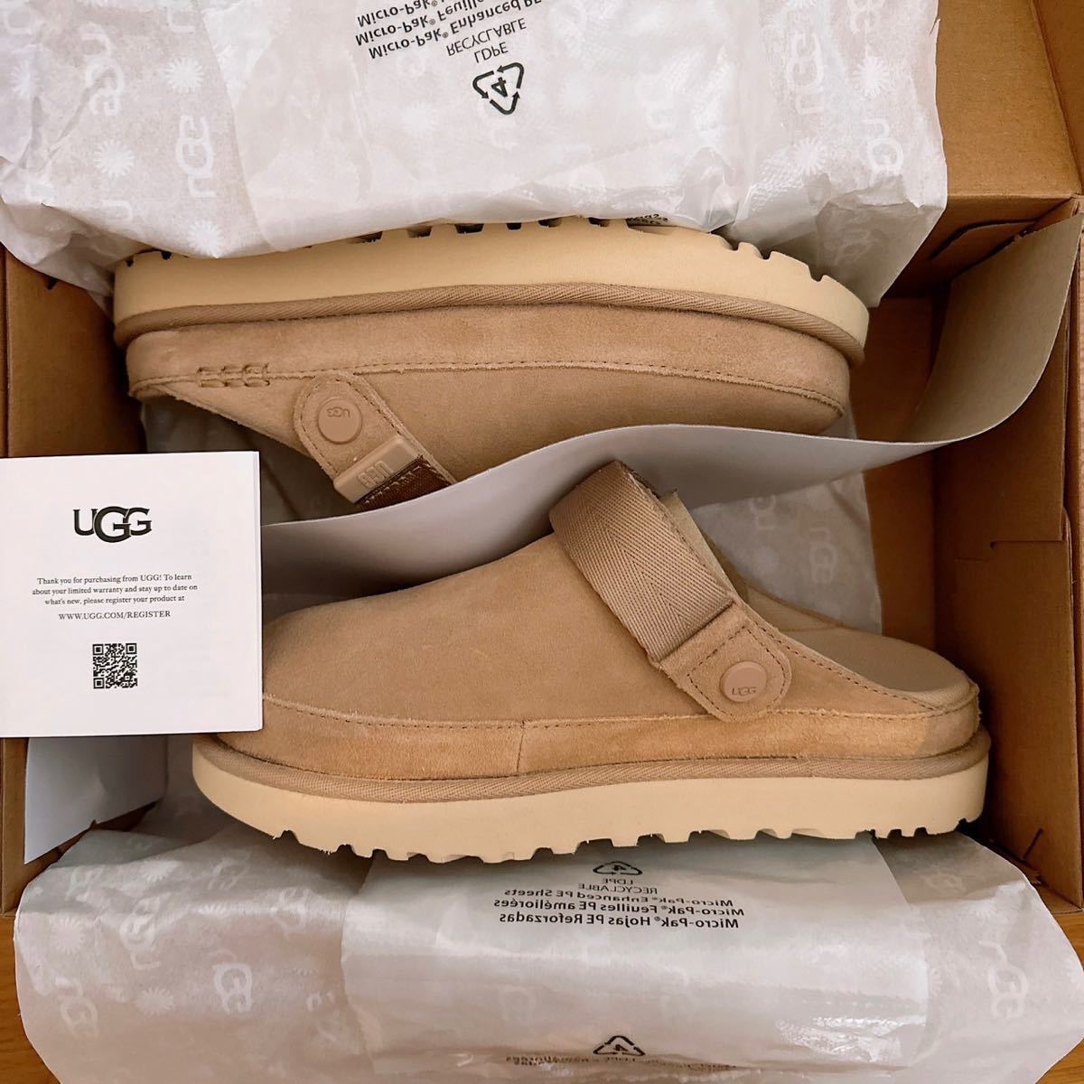 【新品/23.5】UGG GOLDENSTAR CLOG DRI ドリフトウッド