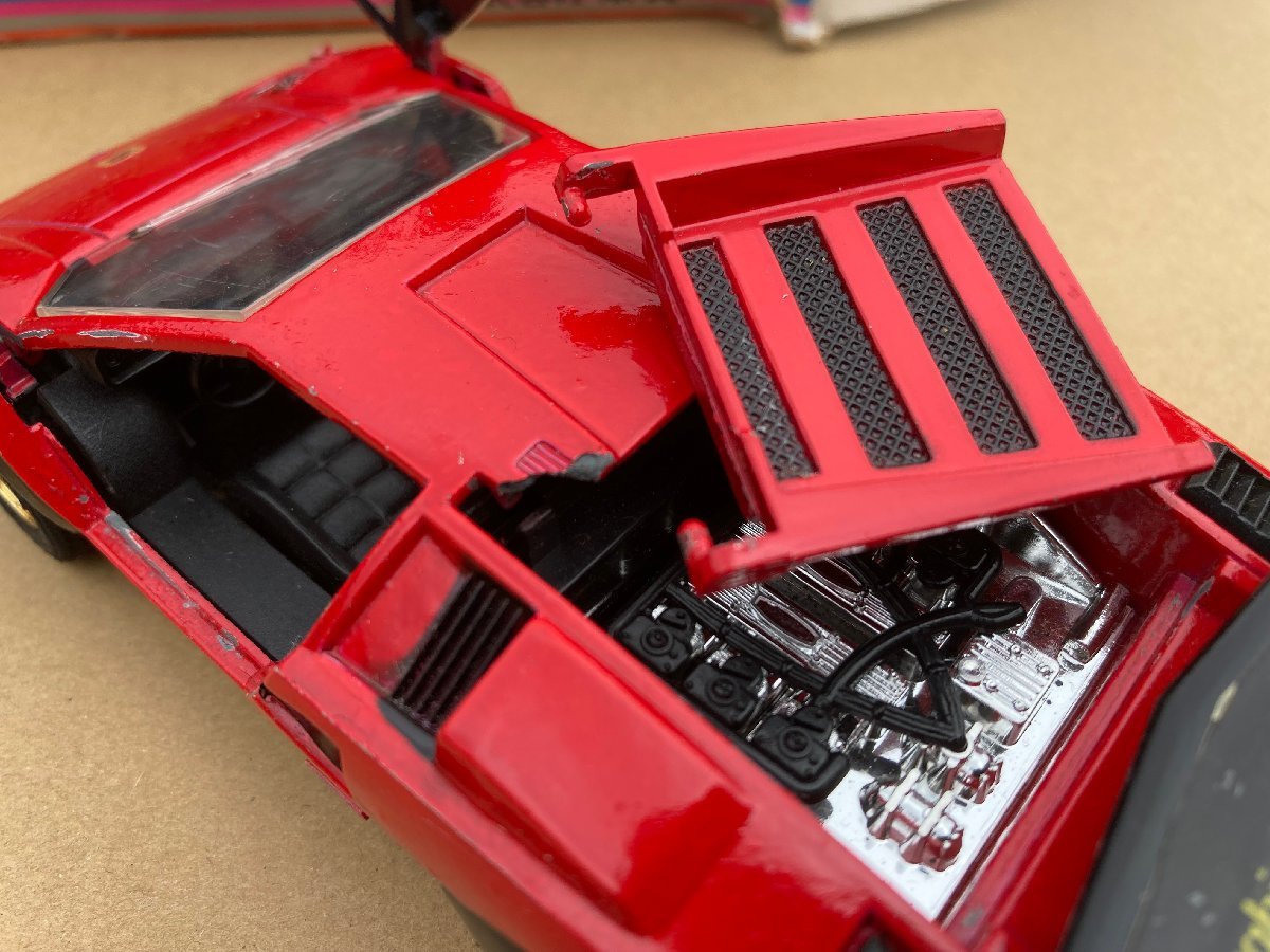 永大 グリップテクニカ 1/28 No.17 ランボルギーニ カウンタック LP-500S　 エイダイ LAMBORGHINI COUNTACH 当時物『益』_画像8