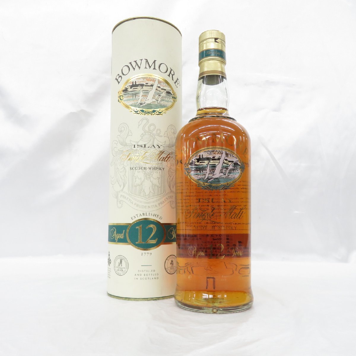 Yahoo!オークション - 【未開栓】BOWMORE ボウモア 12年 カモメラベル