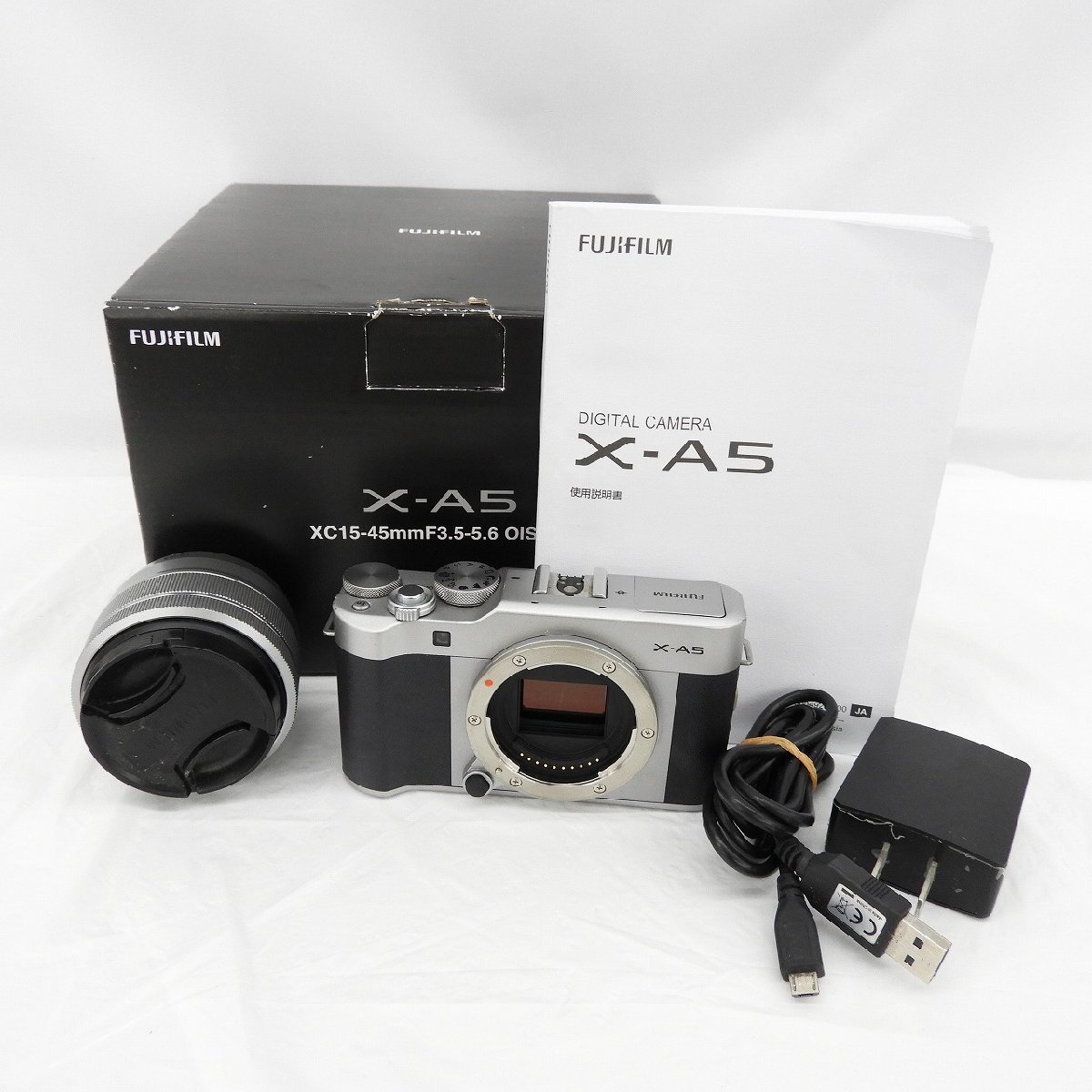品】FUJIFILM 富士フイルム ミラーレス一眼レフカメラ X-A5 XC15-45mm