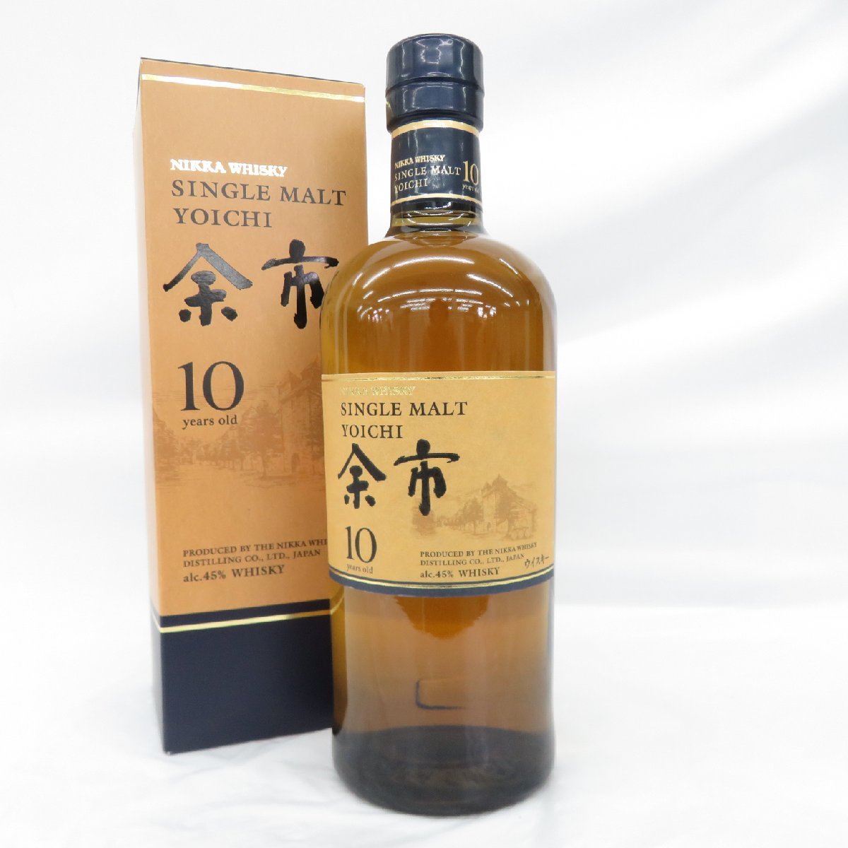 未開栓】NIKKA ニッカ シングルモルト 余市 10年 ウイスキー 700ml 45
