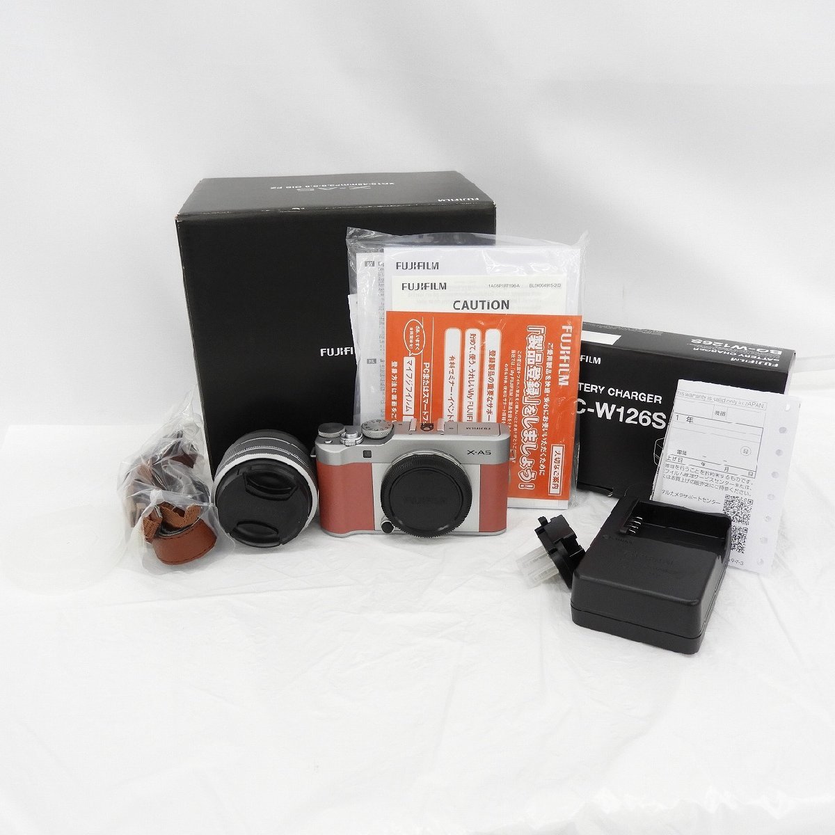 中古品】FUJIFILM 富士フイルム ミラーレス一眼レフカメラ X-A5 XC 15