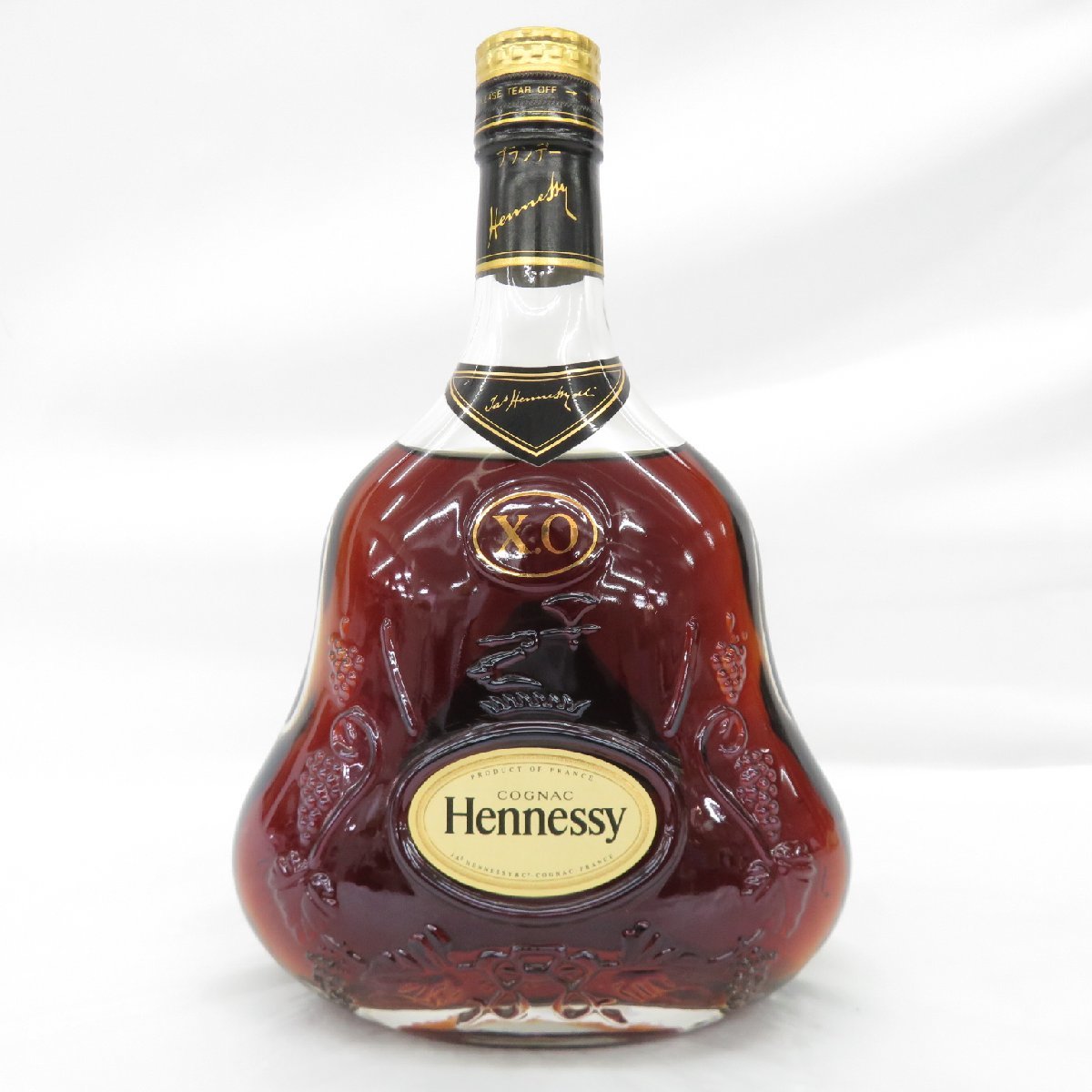 未開栓】Hennessy ヘネシー XO 金キャップ クリアボトル ブランデー