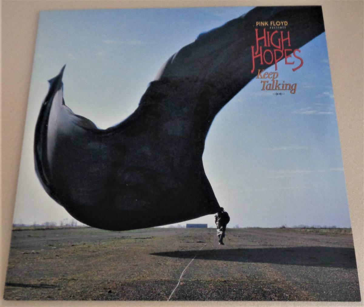 UK英国盤シングルposter bag付　Pink Floyd　High Hopes(Radio Edit)　Limited Edition Clear盤　1994年　未使用品_画像4