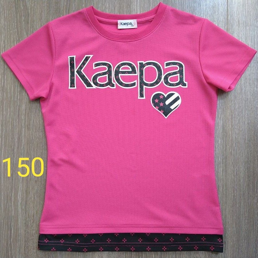 Kaepa  半袖Tシャツ150cm　ショッキングピンク