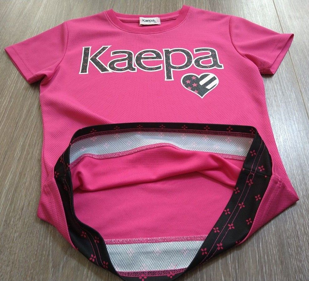 Kaepa  半袖Tシャツ150cm　ショッキングピンク