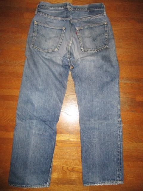 中古 LEVI'S 501XX オリジナル ヴィンテージ Vintage デニムパンツ リーバイス ギャラ入り紙パッチ オフセット 50年代 50'S ビンテージ