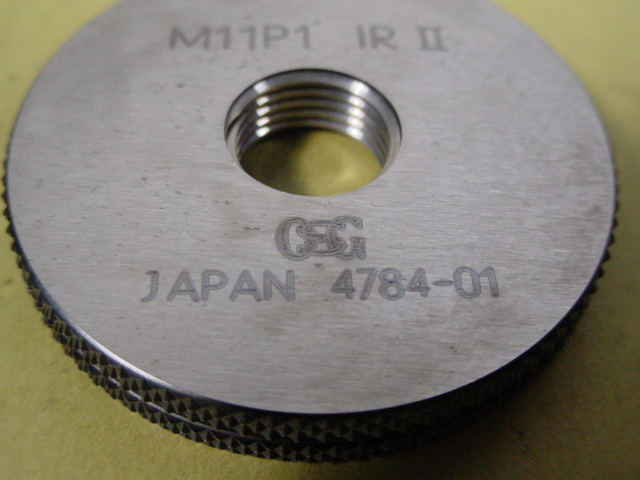 M11*1.0 GR2-IR2 程度良好中古品 ミリサイズ ネジゲージ リング M11*1.0 GR2-IR2 程度良好中古品 ミリサイズ ネジゲージ リング