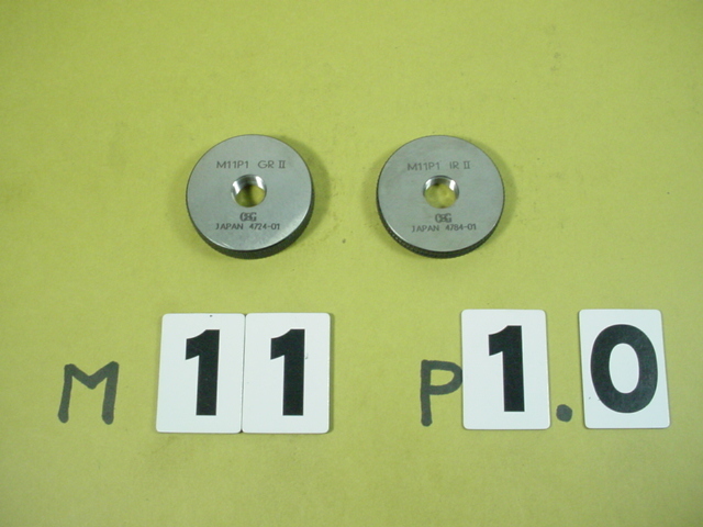 M11*1.0 GR2-IR2 程度良好中古品 ミリサイズ ネジゲージ リング M11*1.0 GR2-IR2 程度良好中古品 ミリサイズ ネジゲージ リング