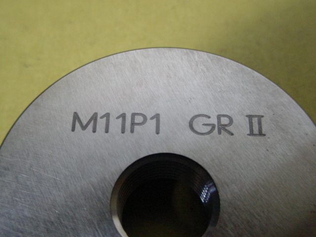 M11*1.0 GR2-IR2 程度良好中古品 ミリサイズ ネジゲージ リング M11*1.0 GR2-IR2 程度良好中古品 ミリサイズ ネジゲージ リング