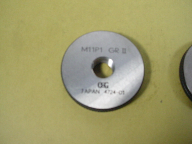 M11*1.0 GR2-IR2 程度良好中古品 ミリサイズ ネジゲージ リング M11*1.0 GR2-IR2 程度良好中古品 ミリサイズ ネジゲージ リング