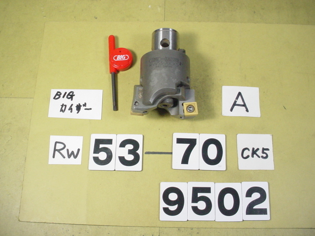 RW53-70CK5 中古品 通穴カートリッジ装着 BIG-KAISER 荒加工用 RW53-70CK5 中古品 通穴カートリッジ装着 BIG-KAISER 荒加工用