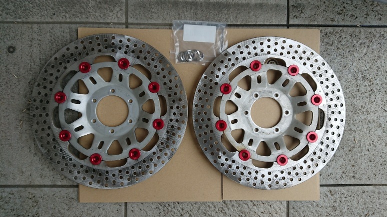 ホンダ NSR250R MC18 MC21 MC28 HRC RS250R ディスクローター プラスμ フローティングピン