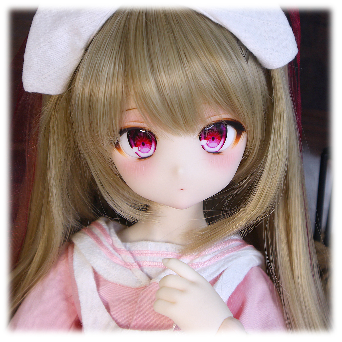 さにさにむーん】DDH-27 カスタムヘッド セミホワイト肌+ディーラー様