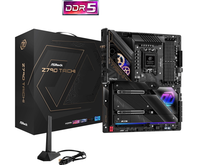 新品未開封◆ AsRock Z790 TAICHI LGA1700 2.5GbitLAN塔載 Wi-Fi 6Eモジュール塔載_画像1