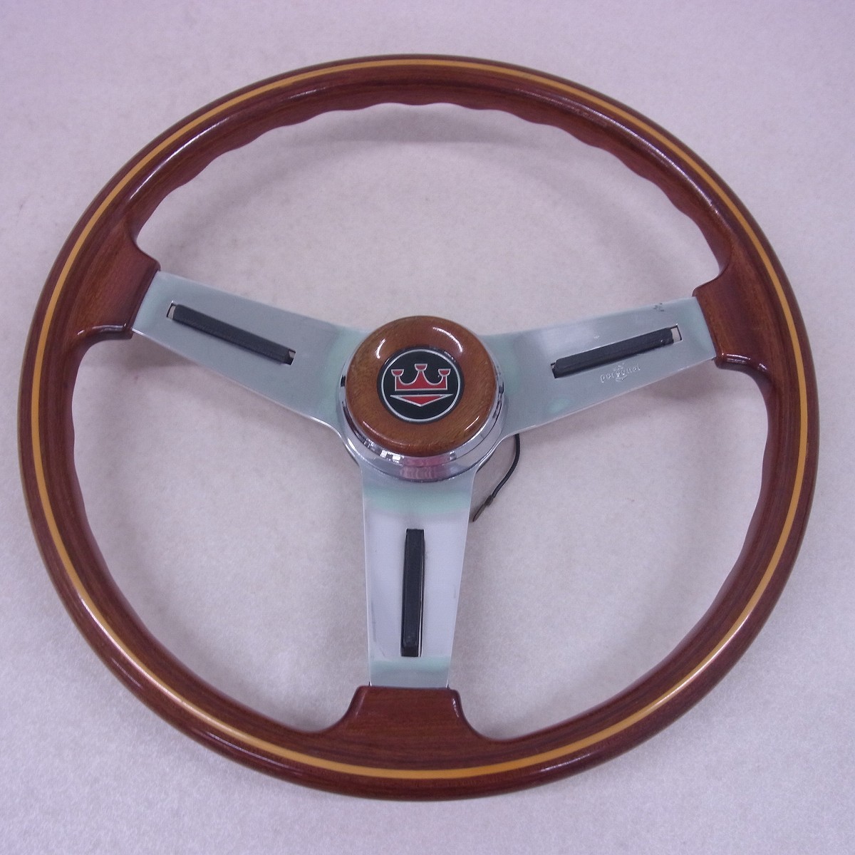 ☆Personal 390mm ウッドステアリング ハンドル イタリア製 1970年代