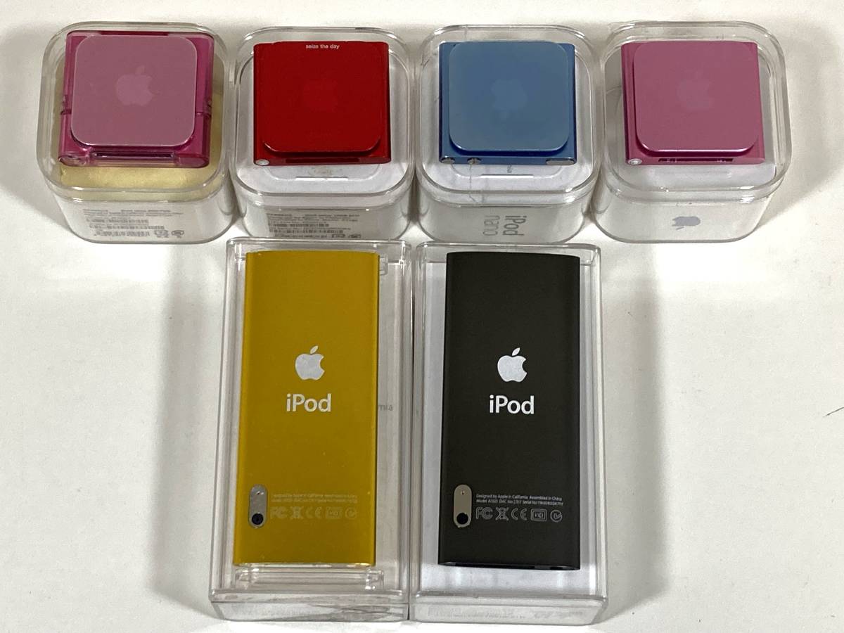 Apple iPod nano 35台まとめ売り 第2世代 A1199/第3世代 A1236/第4世代 A1285/第5世代 A1320/第6世代  A1366 動作未確認 ジャンク