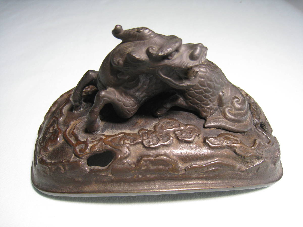 742 銅製 麒麟鳳凰文香炉 美品 | belspartner.com