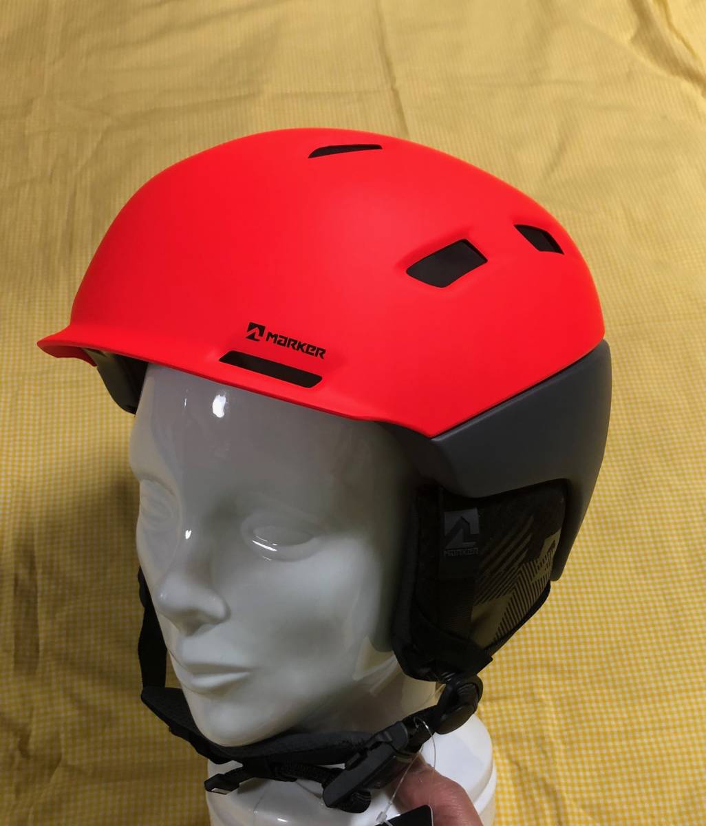 【即決】新品・未使用MARKER AMPIRE グレーインフラレッド マーカーヘルメット ダイヤル調節軽量高性能モデル Mサイズ47%OFF _画像1