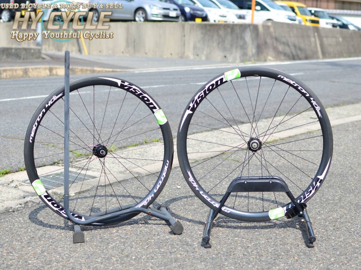 美品 Vision ヴィジョン metron 40 DISC メトロン カーボンリム エアロ