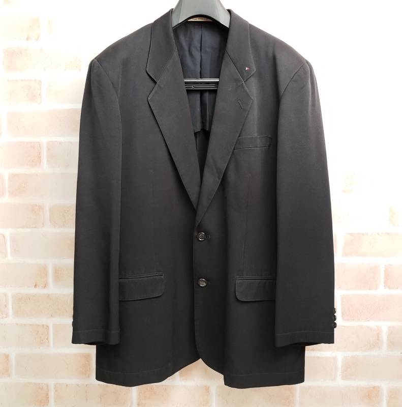 上品 テーラード 2B シルク混 PAPAS パパス ジャケット ゆったりめ ブラック 日本製 S パパス 上品 テーラード 2B シルク混 PAPAS パパス ジャケット ゆったりめ ブラック 日本製 S パパス